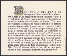 L'Auberge du Pont de Collonges