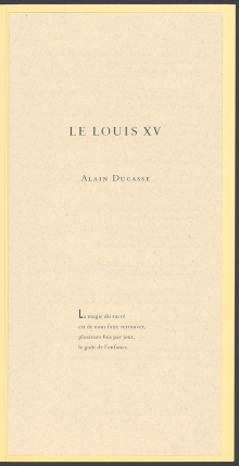LE LOUIS XV