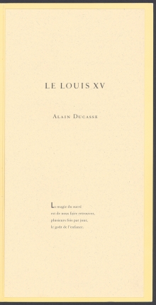 LE LOUIS XV