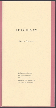 LE LOUIS XV