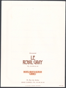 LE ROYAL GRAY