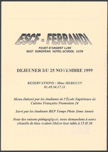 Ecole Supérieure de Cuisine Française - Ferrandi