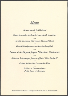 Paul Bocuse - L'Abbaye de Collonges