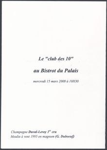 Bistrot du Palais
