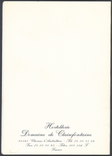 Hostellerie Domaine de Clairefontaine