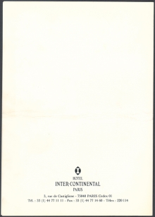 Hôtel Inter-Continental